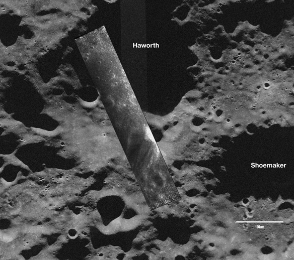 Chandrayaan images of moon